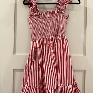 Hill House Elizabeth Red and White Striped Women’s Dress